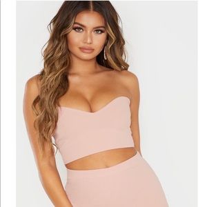 Bandeau crop top